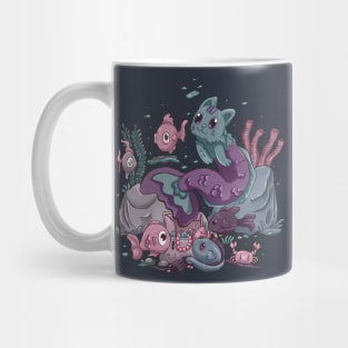 cat mermaid Mug